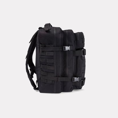 Kingpin Skate Supply Backpack Skateboard Straps Black/Black Travel School Bag