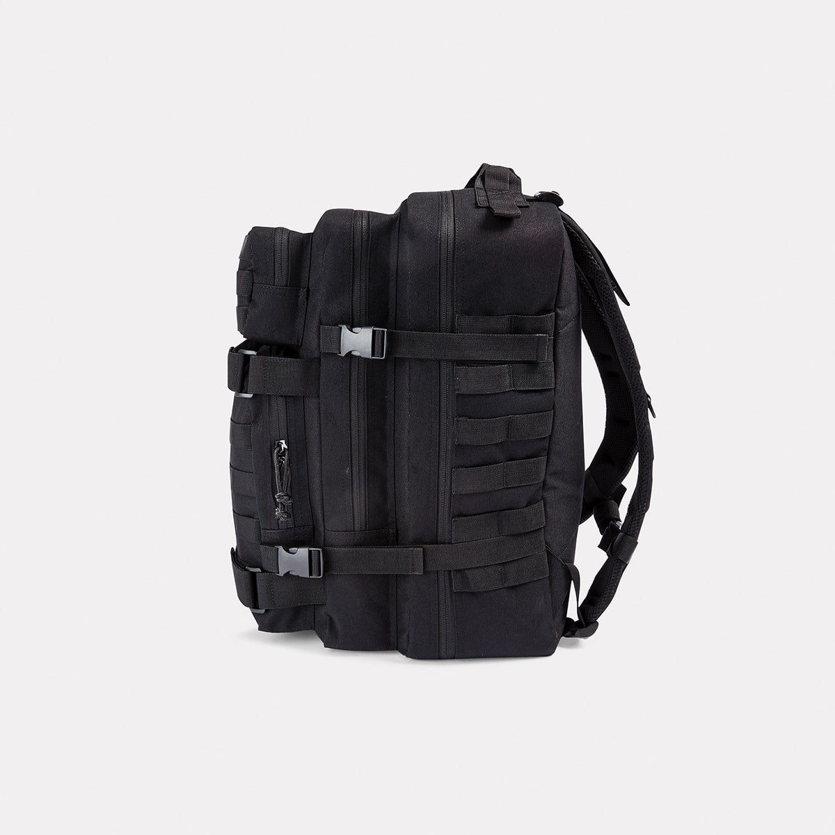 Kingpin Skate Supply Backpack Skateboard Straps Black/Black Travel School Bag