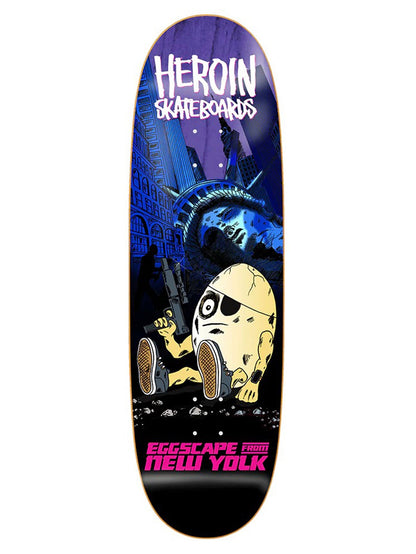 Heroin Skateboard Deck Eggscape From New Yolk Egg 9.4"