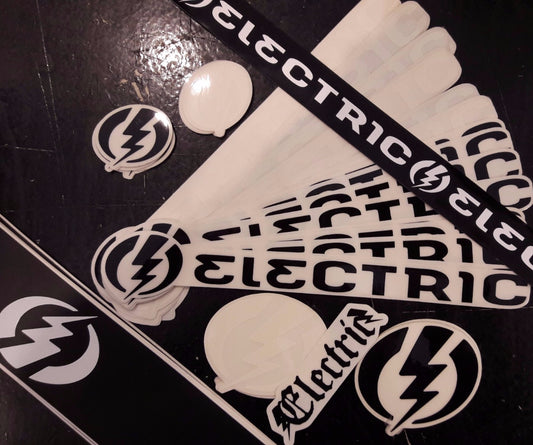 Electric Sunglasses Stickers 5 Pack Assorted Skate decal