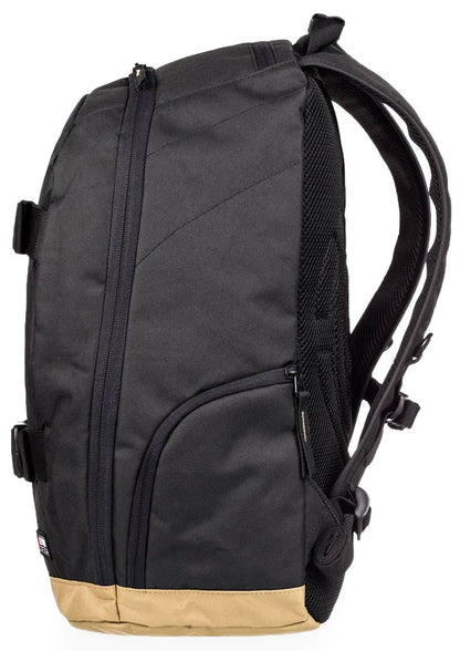 Element Backpack Mohave Flint Black/Gold Skateboard Straps 30L Travel/School Bag