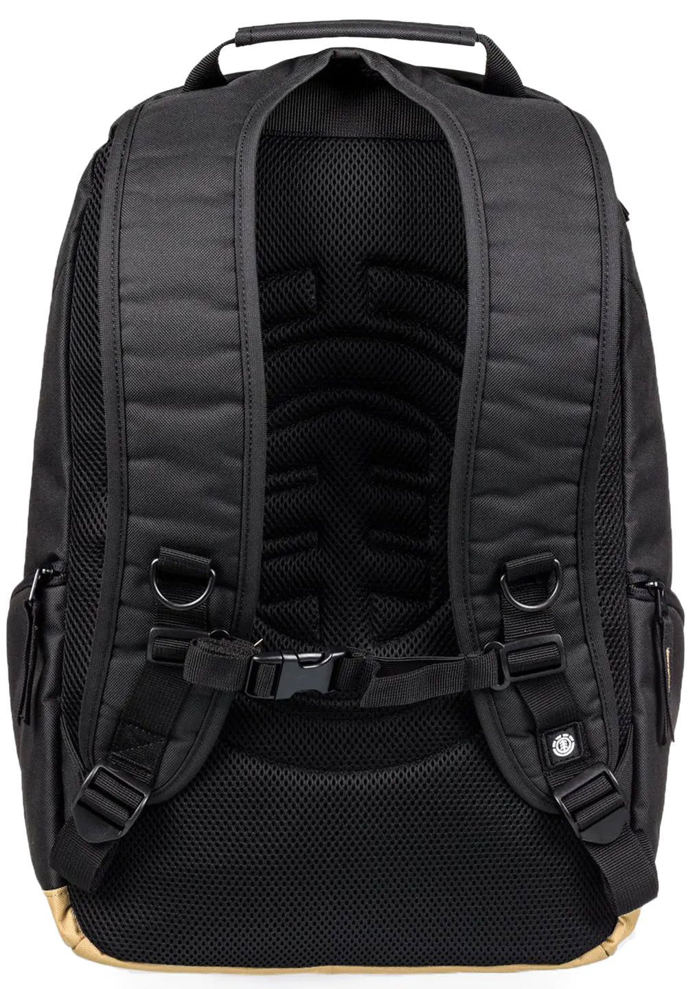 Element Backpack Mohave Flint Black/Gold Skateboard Straps 30L Travel/School Bag