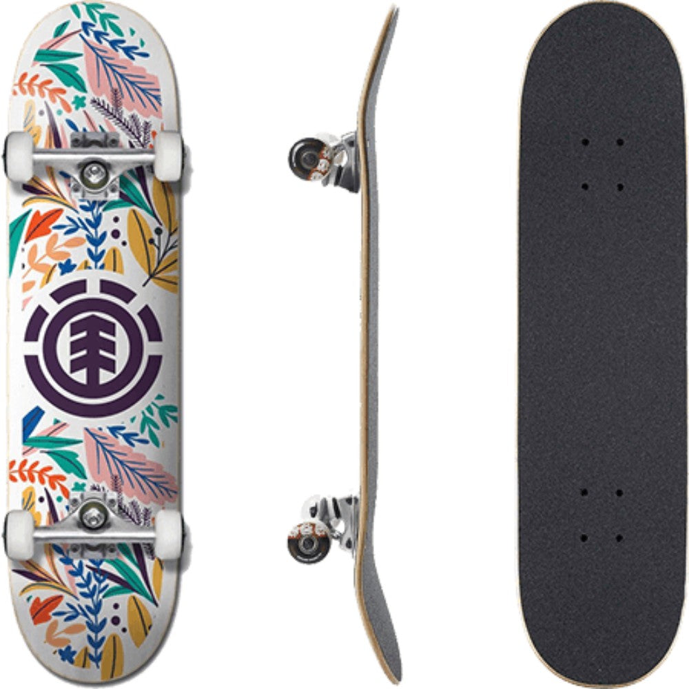 Element Skateboard Complete Floral Party 8" Pre-Assembled