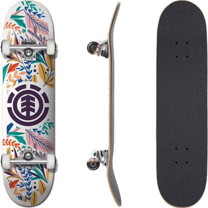 Element Skateboard Complete Floral Party 8" Pre-Assembled