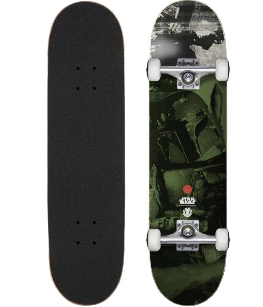 Element Skateboard Complete X Star Wars Boba Fett 8 Pre Assembled