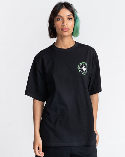 Element Tee x Public Enemy Pexe Logo Flint Black Skateboard T-Shirt
