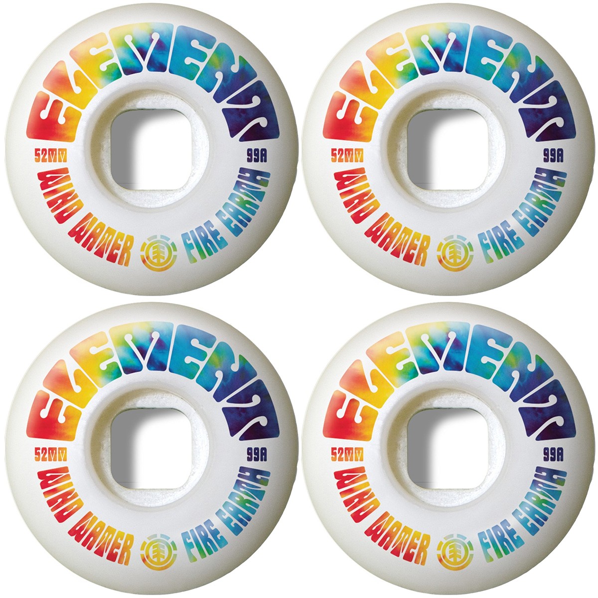 Element Wheels Trip Out 52Mm 99A Skateboard Urethane