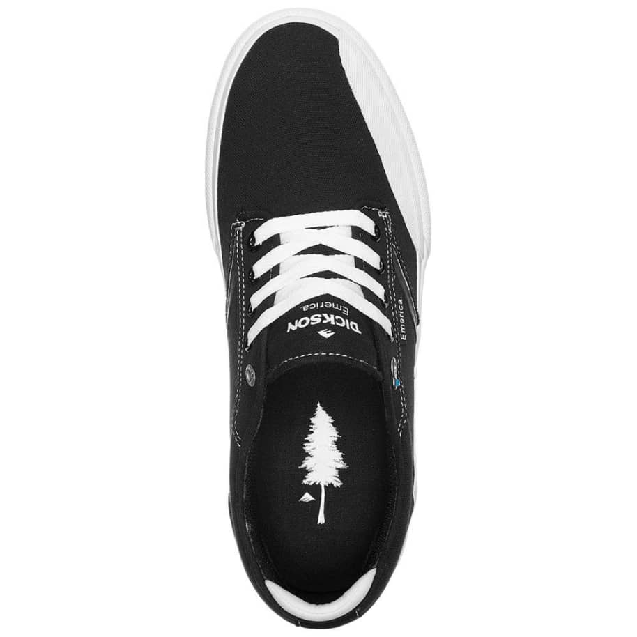 Emerica Shoes Dickson Black White US SIZE Skateboard Sneakers