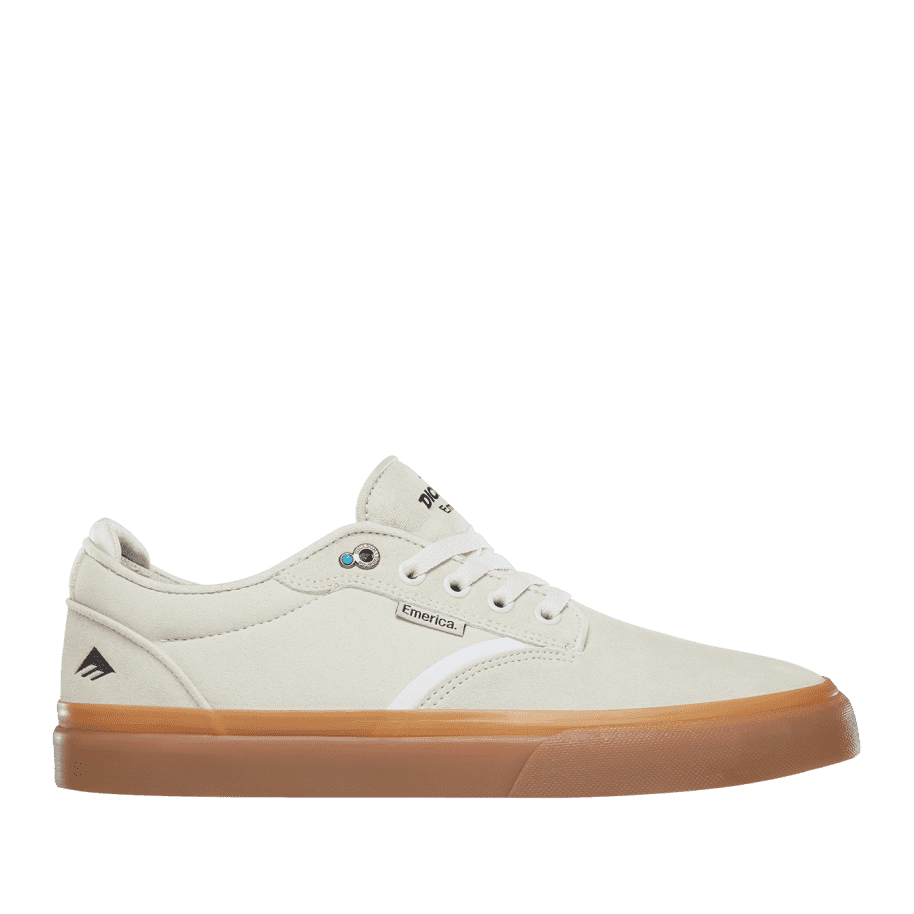 Emerica Shoes Dickson White Gum Us Size Skateboard Sneakers