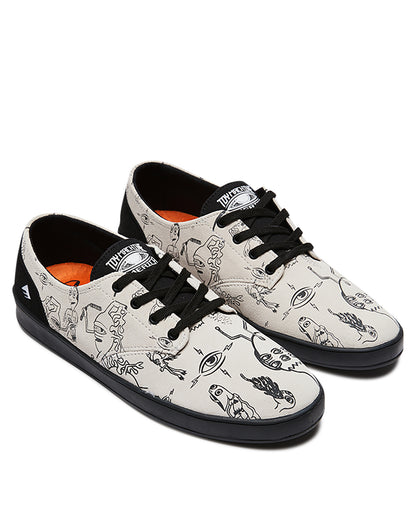 Emerica Shoes Romero Laced x Toy Machine Tan Black US SIZE Skateboard Sneakers