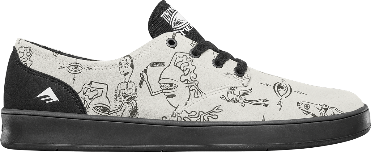 Emerica Shoes Romero Laced x Toy Machine Tan Black US SIZE Skateboard Sneakers