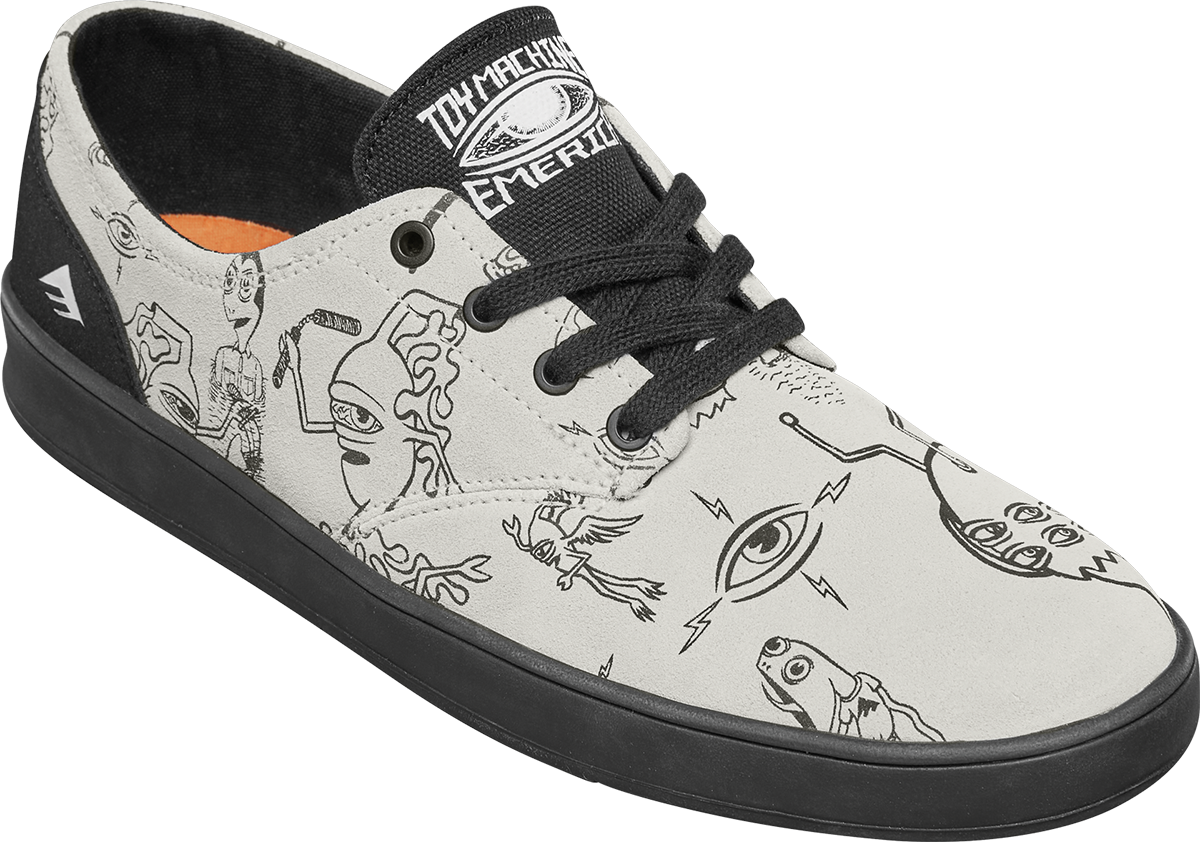 Emerica Shoes Romero Laced x Toy Machine Tan Black US SIZE Skateboard Sneakers