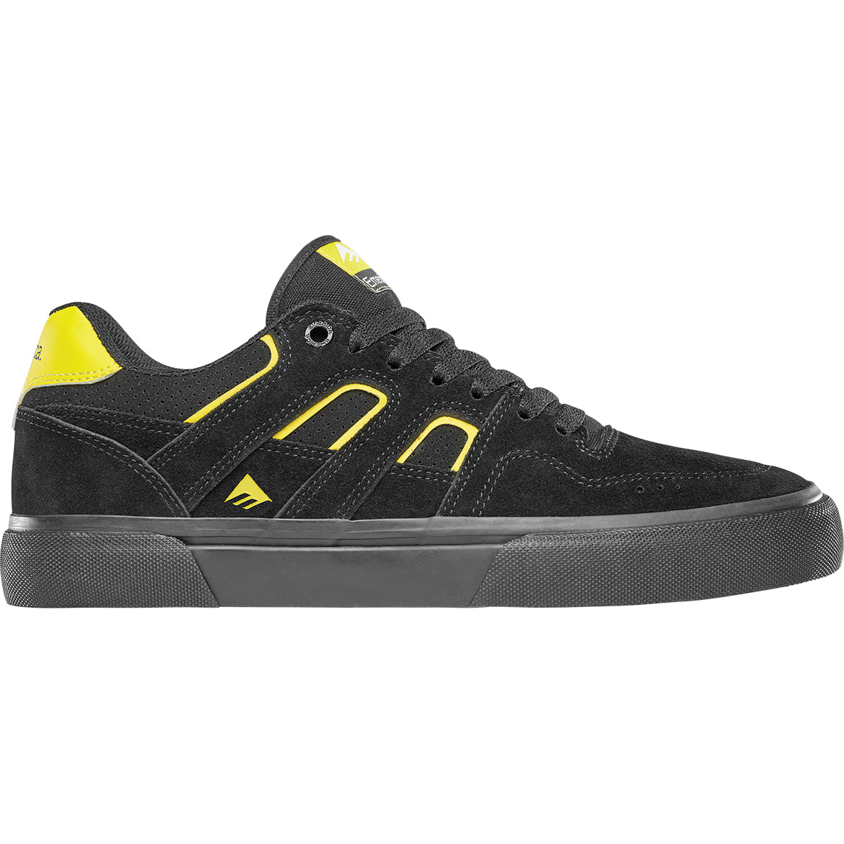 Emerica Shoes Tilt G6 Vulc Black Yellow Black US SIZE Skateboard Sneakers
