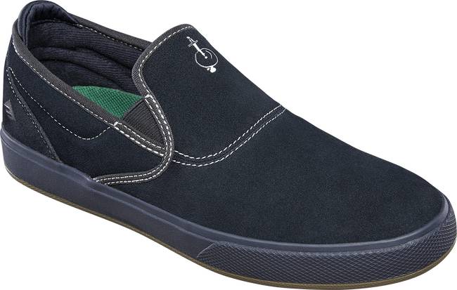Emerica Shoes Wino G6 Slip Cup Navy Skateboard Sneakers (Spanky Doodle Pad)