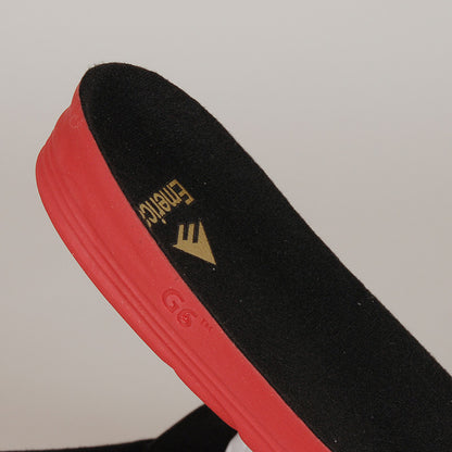 Emerica Shoes Wino G6 Slip On Black White Gold Skateboard Sneakers