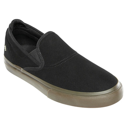 Emerica Shoes Wino G6 Slip-On Black/Black/Gum US SIZE Skateboard Sneakers