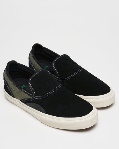 Emerica Shoes Wino G6 Slip-On Black/Olive US SIZE Skateboard Sneakers