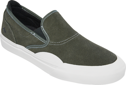 Emerica Shoes Wino G6 Slip-On Olive/White US SIZE Skateboard Sneakers
