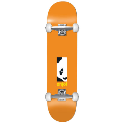 Enjoi Skateboard Complete Box Panda FP 8.125" Orange Pre-Assembled