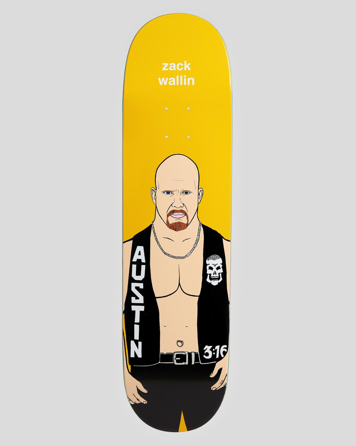 Enjoi Skateboard Deck Body Slam R7 Zack Wallin 8 25 Wwe Steve Austin