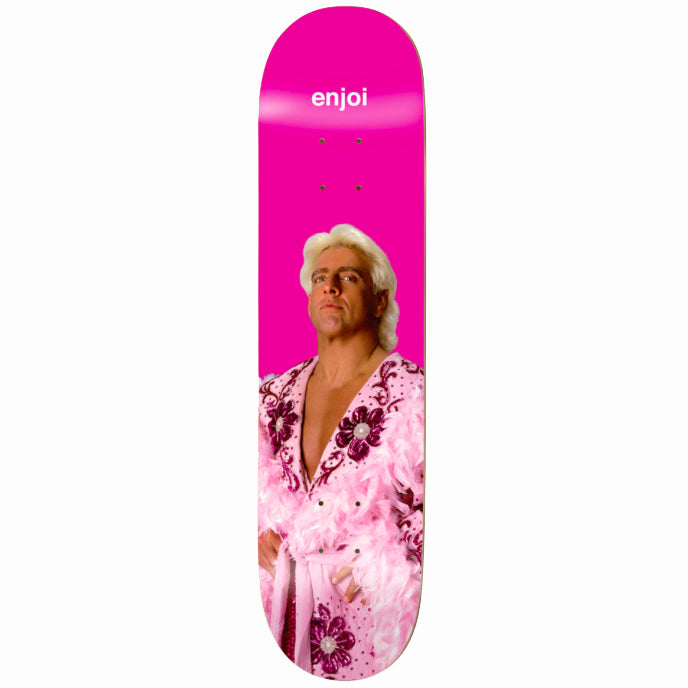Enjoi Skateboard Deck The Nature Boy Ric Flair 8 25 Pink Wwe