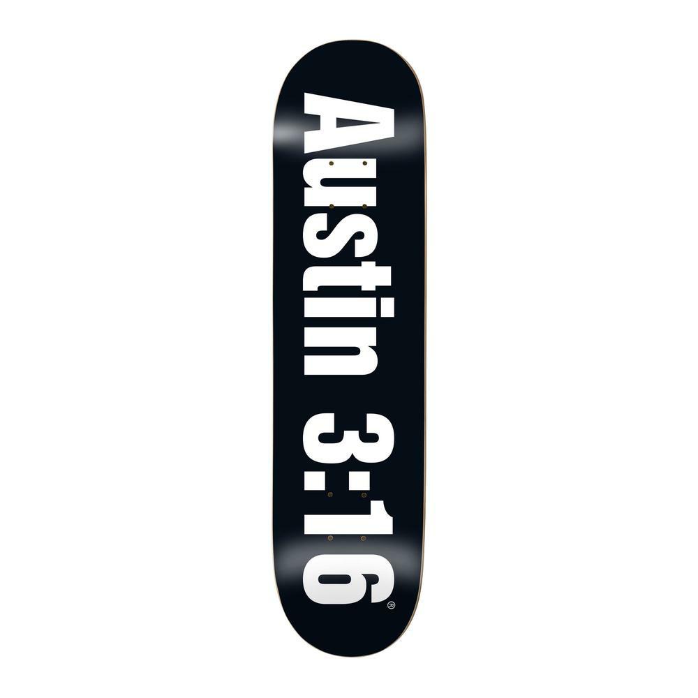 Enjoi Skateboard Deck Three Sixteen R7 Black 8.5"
