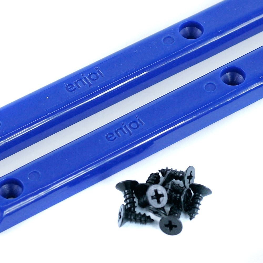 Enjoi Skateboard Rails Blue Tummy Sticks New Old School Sliders
