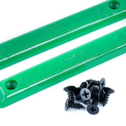 Enjoi Skateboard Rails Green Tummy Sticks New Old School Sliders