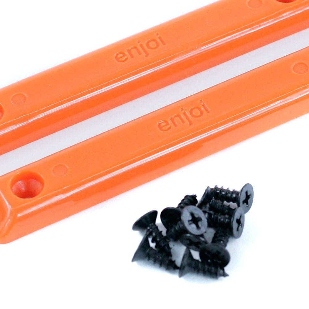 Enjoi Skateboard Rails Orange Tummy Sticks New Old School Sliders