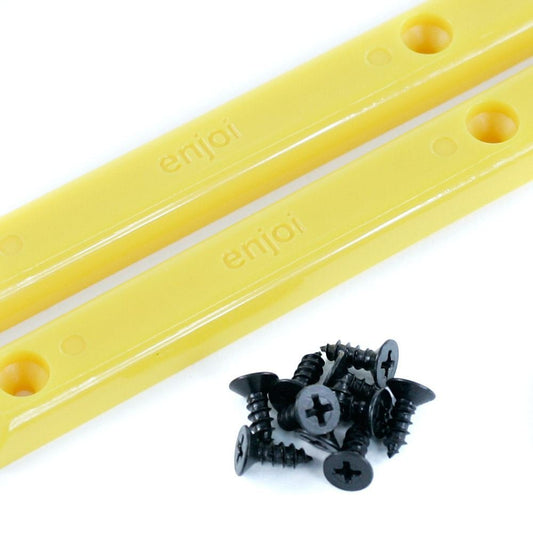 Enjoi Skateboard Rails Yellow Tummy Sticks New Old School Sliders