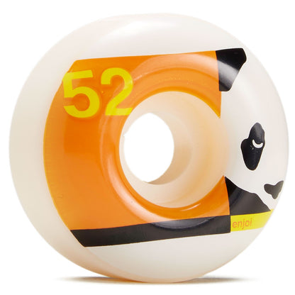 Enjoi Skateboard Wheels Box Panda Orange 52mm