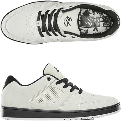 eS Shoes Accel Slim Kelly Hart White Black White USA SIZE Skateboard Sneakers