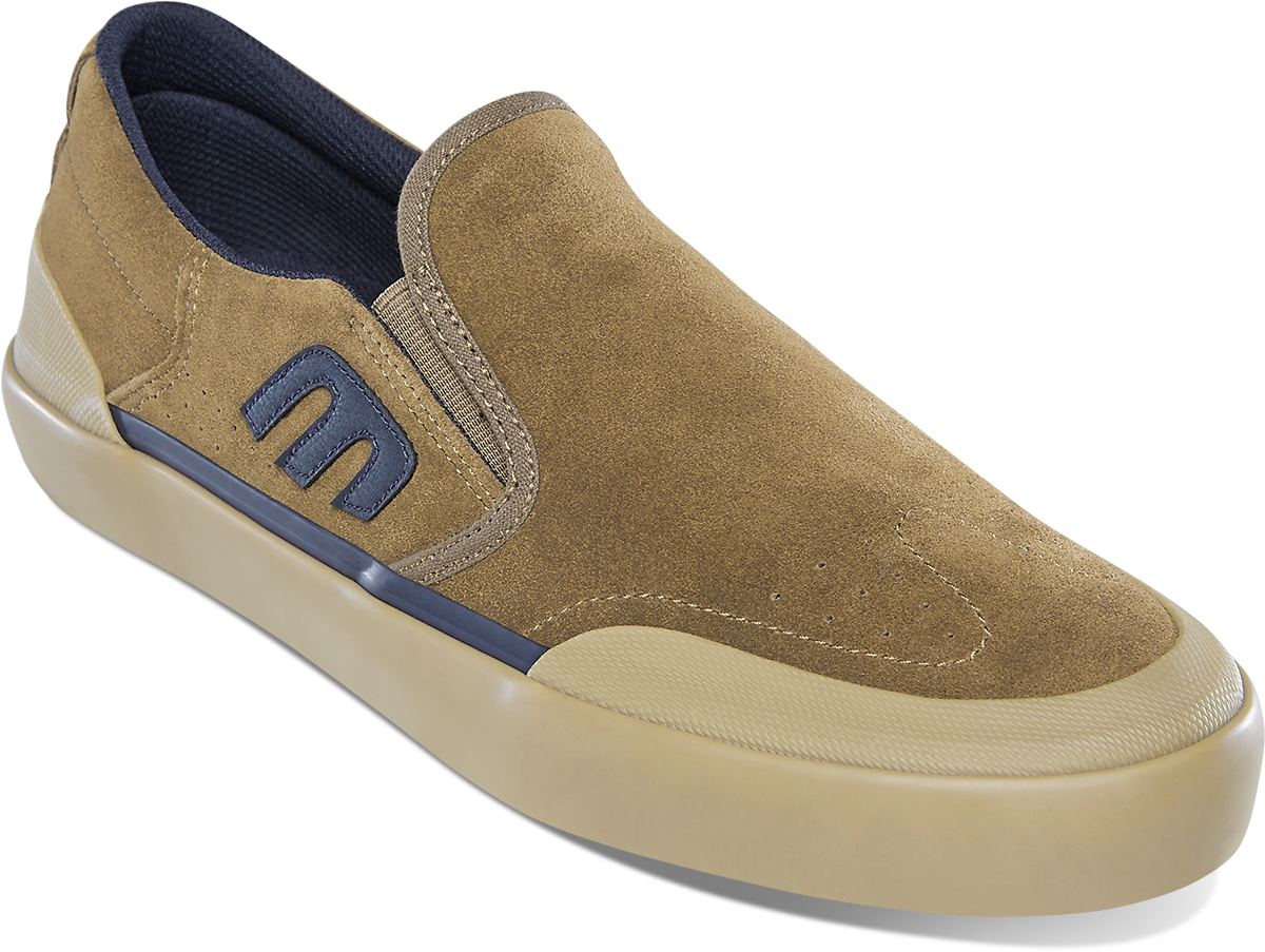 Etnies Shoes Marana Slip XLT Brown/Navy/Gum US SIZE Skateboard Sneakers