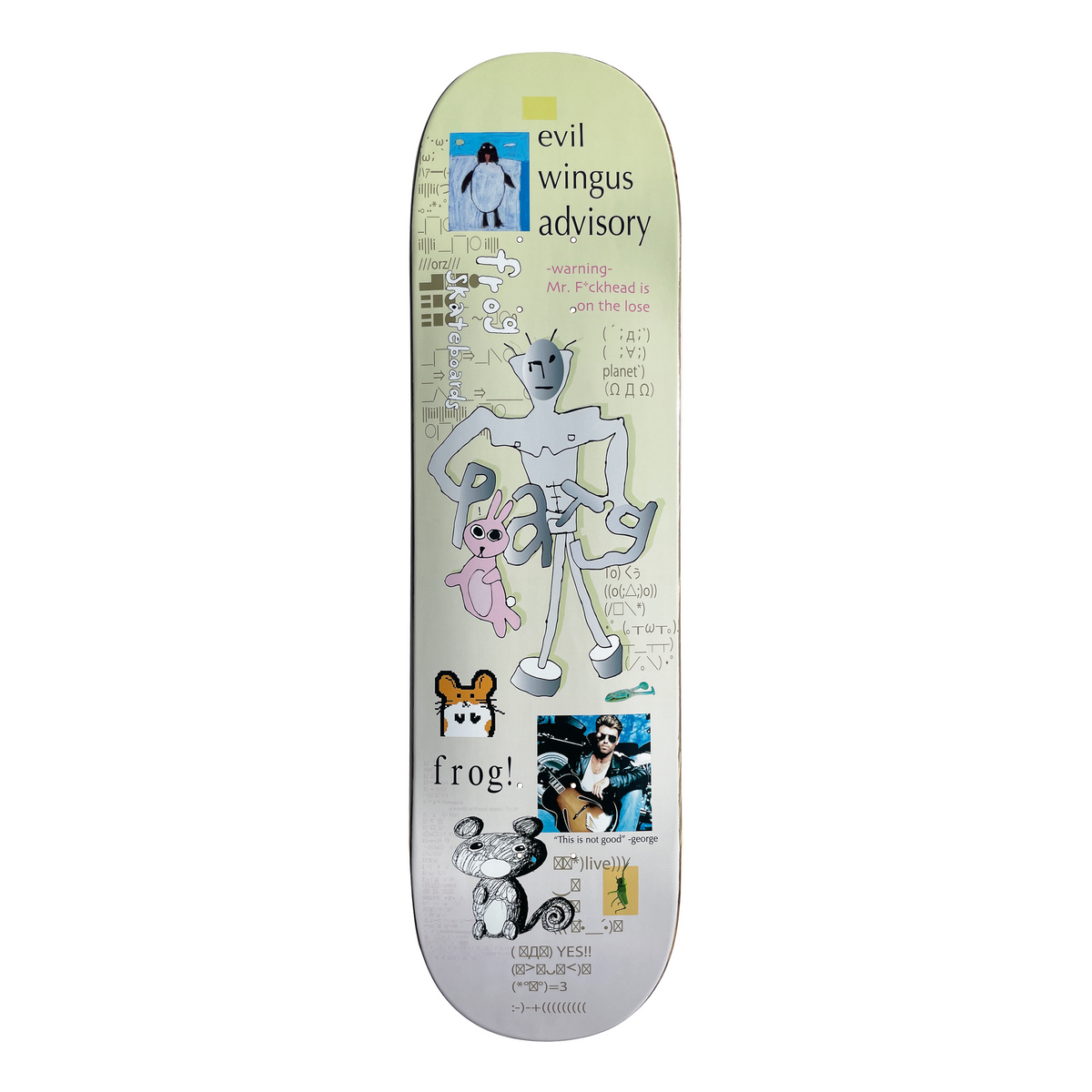 Frog Skateboards Deck Evil Wingus Pat G 8 6