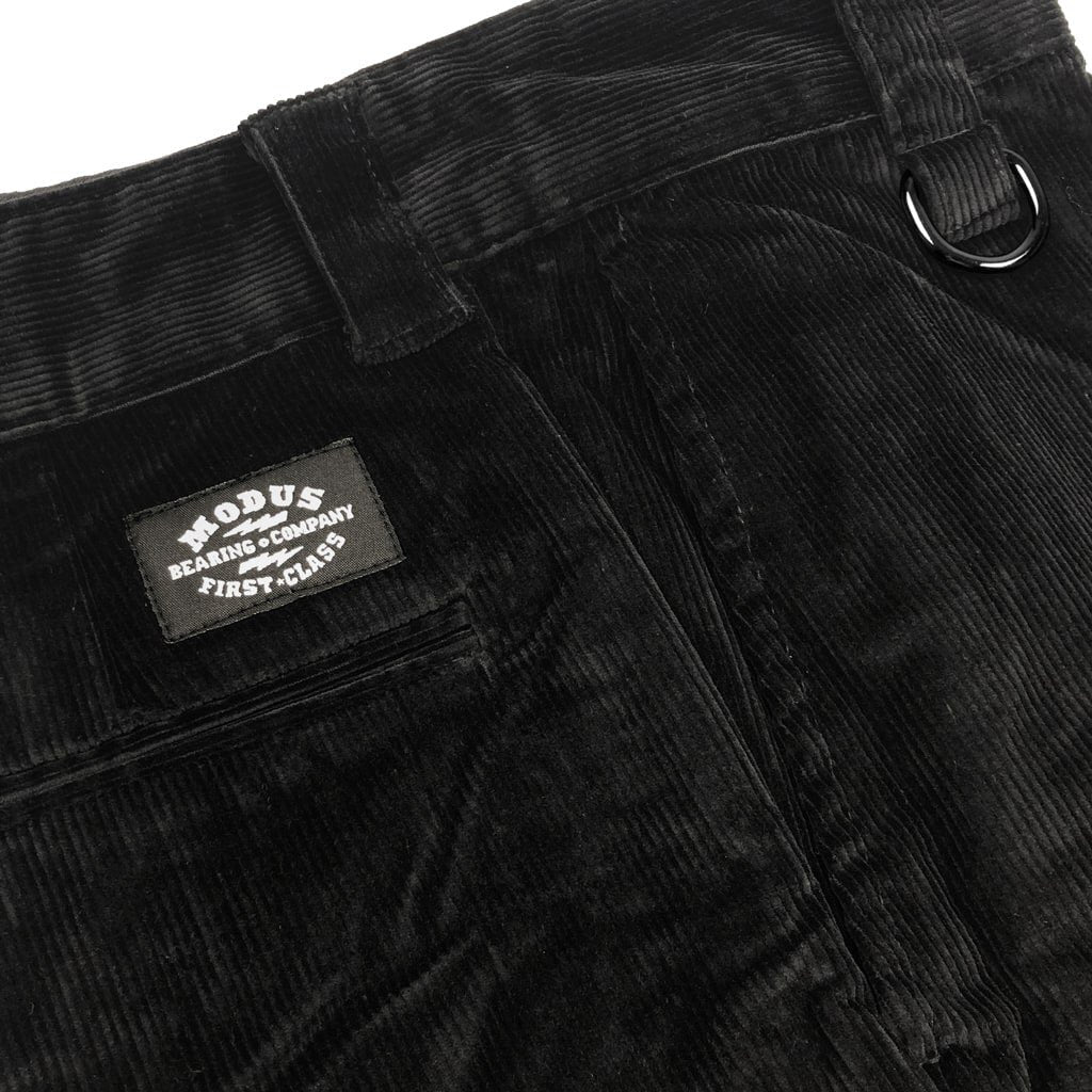 Modus Bearings Work Pants Baggy Fit Corduroy BLACK