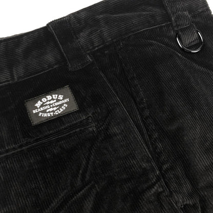 Modus Bearings Work Pants Baggy Fit Corduroy BLACK