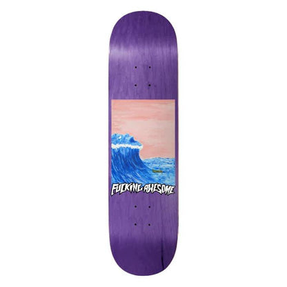 FA Skateboard Deck Wave Painting 8.25" Fkn Awesome