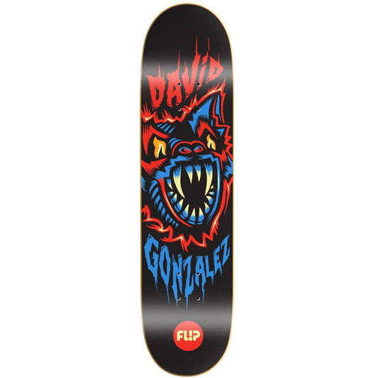 FLiP Skateboard Deck David Gonzalez Black Light 8"