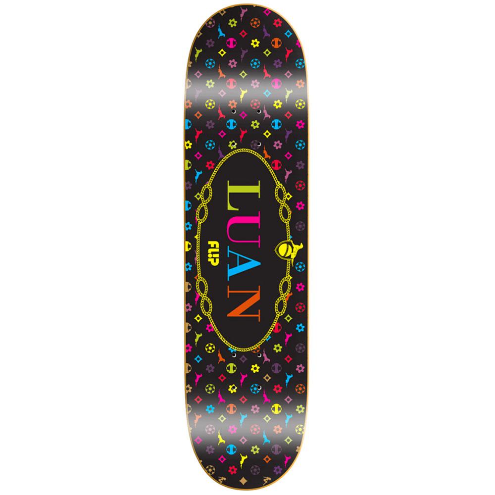 FLiP Skateboard Deck Luan Oliveira Monogram Black 8.25"