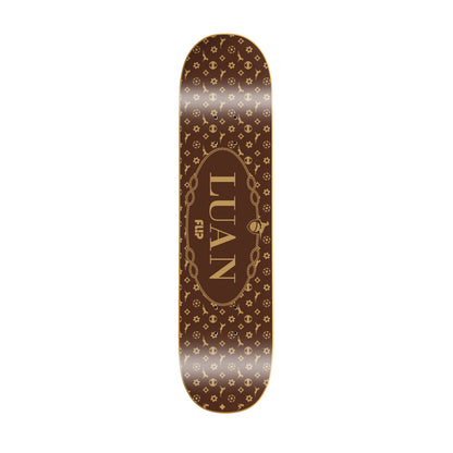 FLiP Skateboard Deck Luan Oliveira Monogram Brown 8"