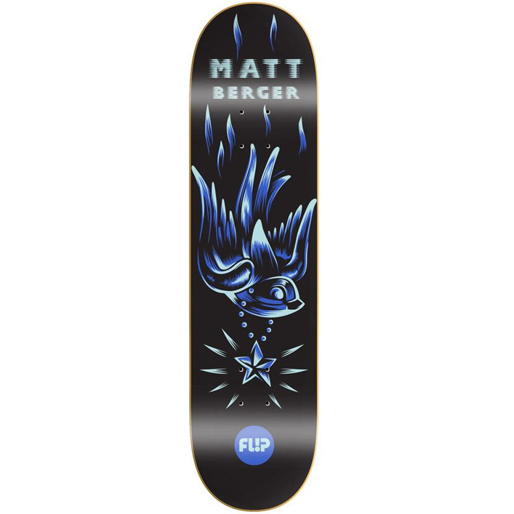 Flip Skateboard Deck Matt Berger Black Light 8 25