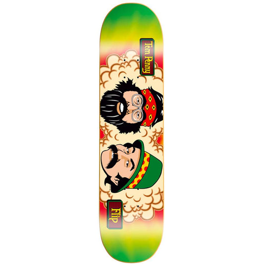 FLiP Skateboard Deck Toms Friends Rasta 8.25" Cheech and Chong