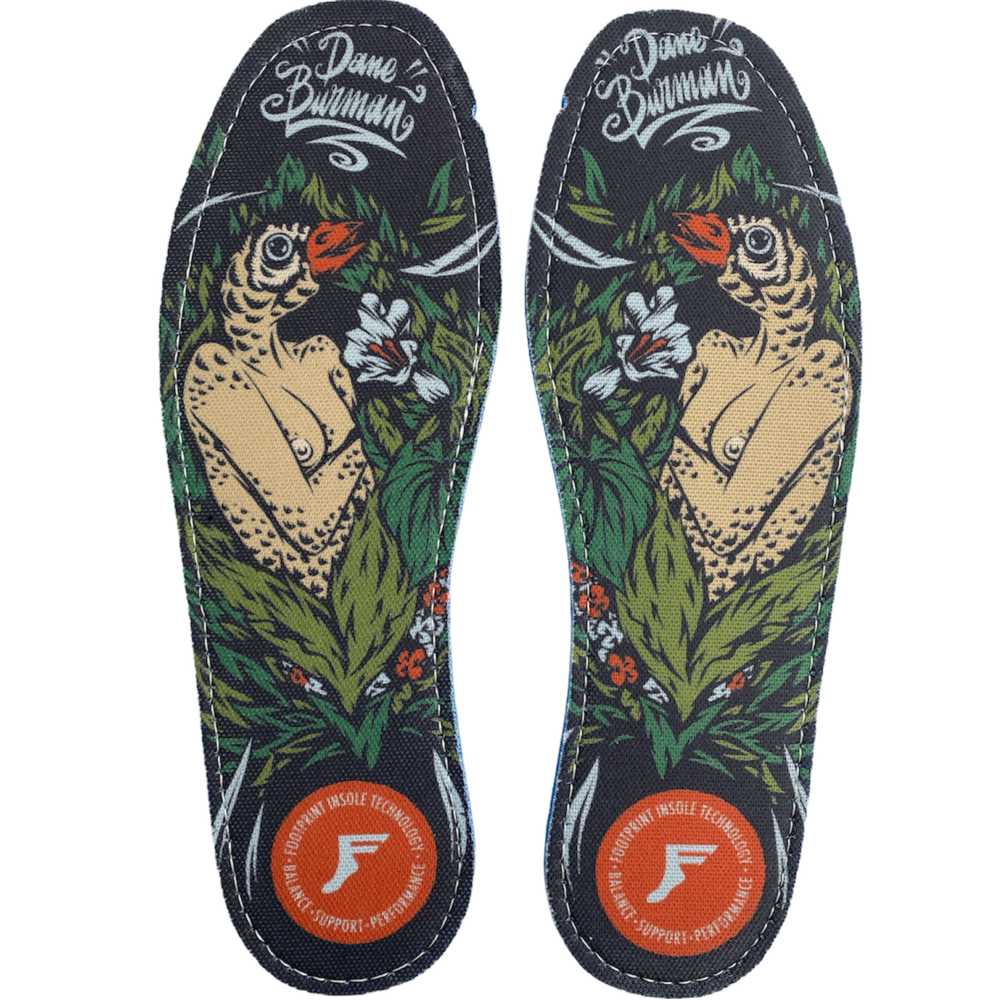 Footprint Insoles Kingfoam 7Mm Dane Burman Chicks Size 12