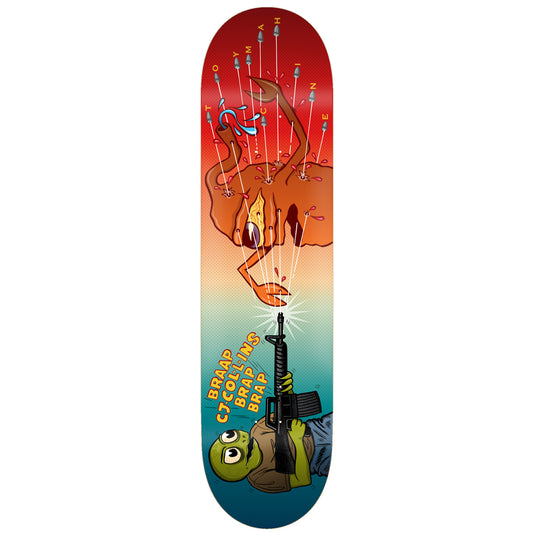 Toy Machine Skateboard Deck Brap CJ Collins 8.375"