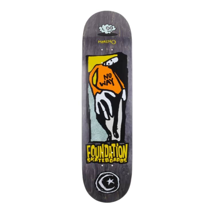 Foundation Skateboard Deck No Way Nick Merlino 8 25