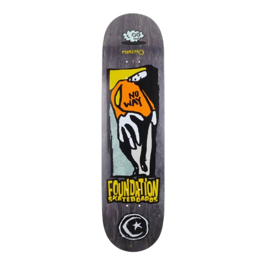 Foundation Skateboard Deck No Way Nick Merlino 8.25"