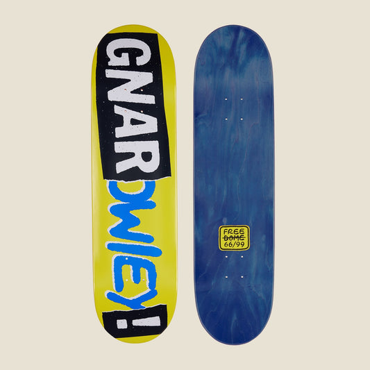 FREE DOME 66/99 Skateboard Deck GnaRowley 8.375"