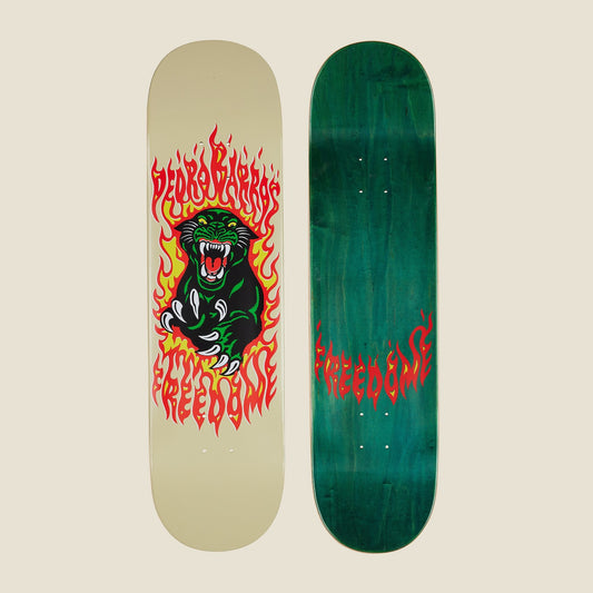 FREE DOME 66/99 Skateboard Deck Pedro Barros Tan 8.25"