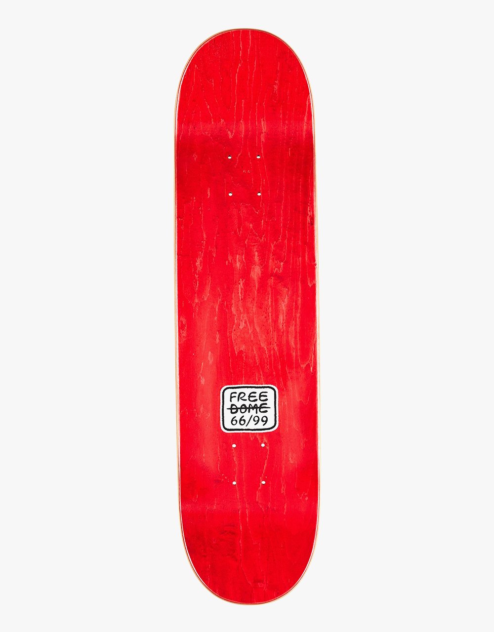 FREE DOME 66/99 Skateboard Deck Bad Kitty 8"