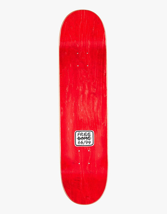 FREE DOME 66/99 Skateboard Deck Bad Kitty 8"